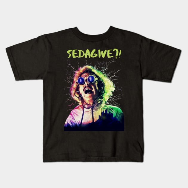 sedagive classic Kids T-Shirt by Draw One Last Breath Horror 